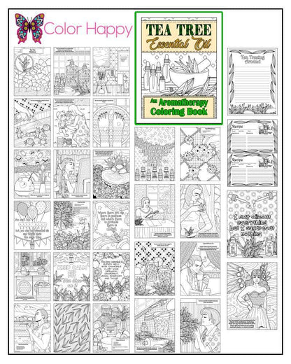 Tea Tree Essential Oil Coloring Pages